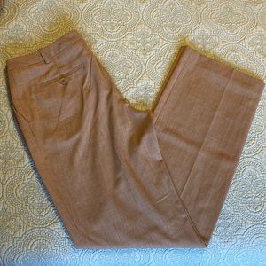 Calvin Klein Tan Wide-leg Trousers